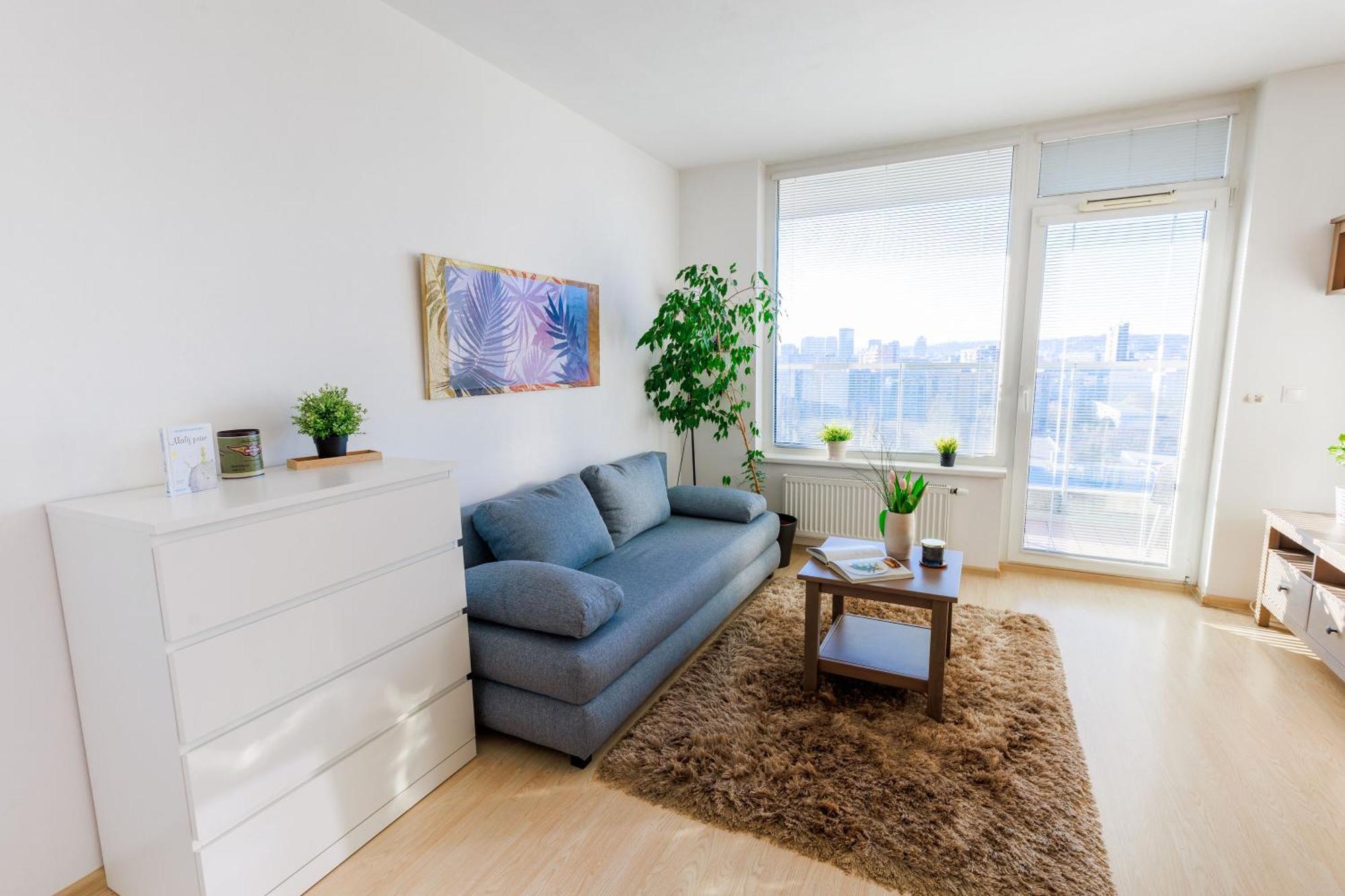 Sunny Apartment With Amazing Terrace On The 13Th Floor Near City Center Bratislava Eksteriør billede